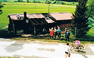 Brand neue Fußball-Hütte 1993