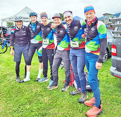 Grntenhelden Team WildriderChristian (MTB), Paul (Rennrad), David (Schlusslufer), Alex (Berglauf), Thomas (Alpinlauf), Andreas (Traillauf)